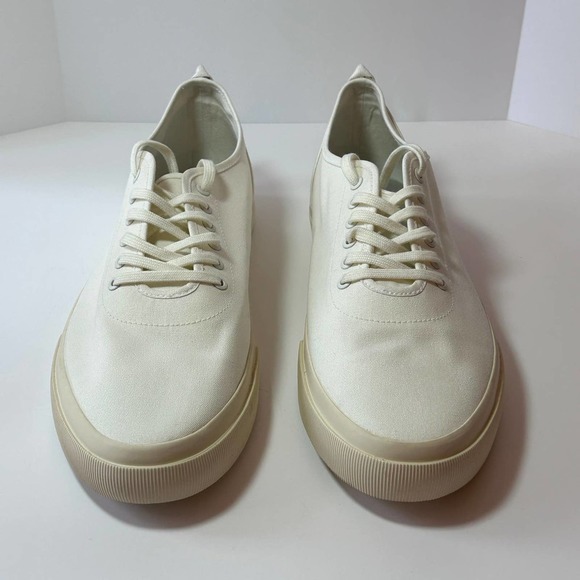 Everlane Unisex Recycled Cotton The Forever Sneaker Tennis Sneakers White‎ main image 8